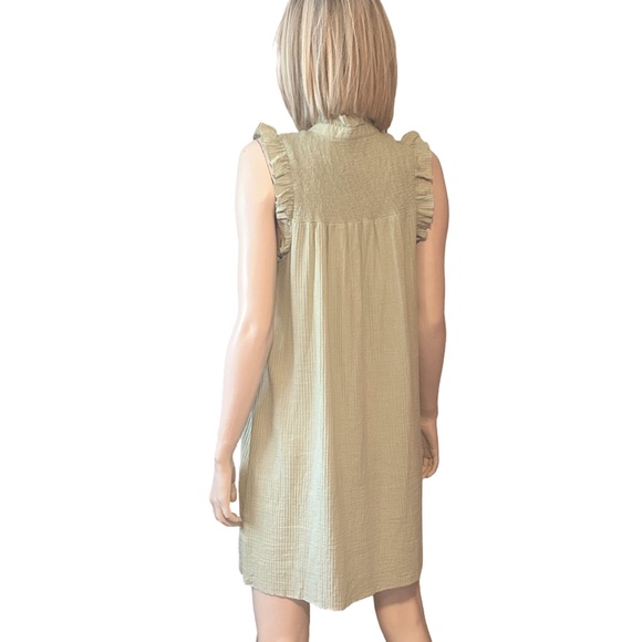 J. Crew Re-Imagined Earth Friendly Cotton Lightweight Cotton Ruffle Details - Picture 6 of 16